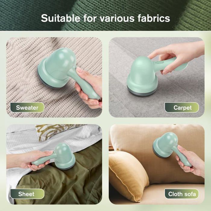 Rasoir Anti Bouloche,Électrique Anti Bouloche Puissant et Efficace, USB Rechargeable Rasoir Bouloche avec 2 Lames Remplaçables