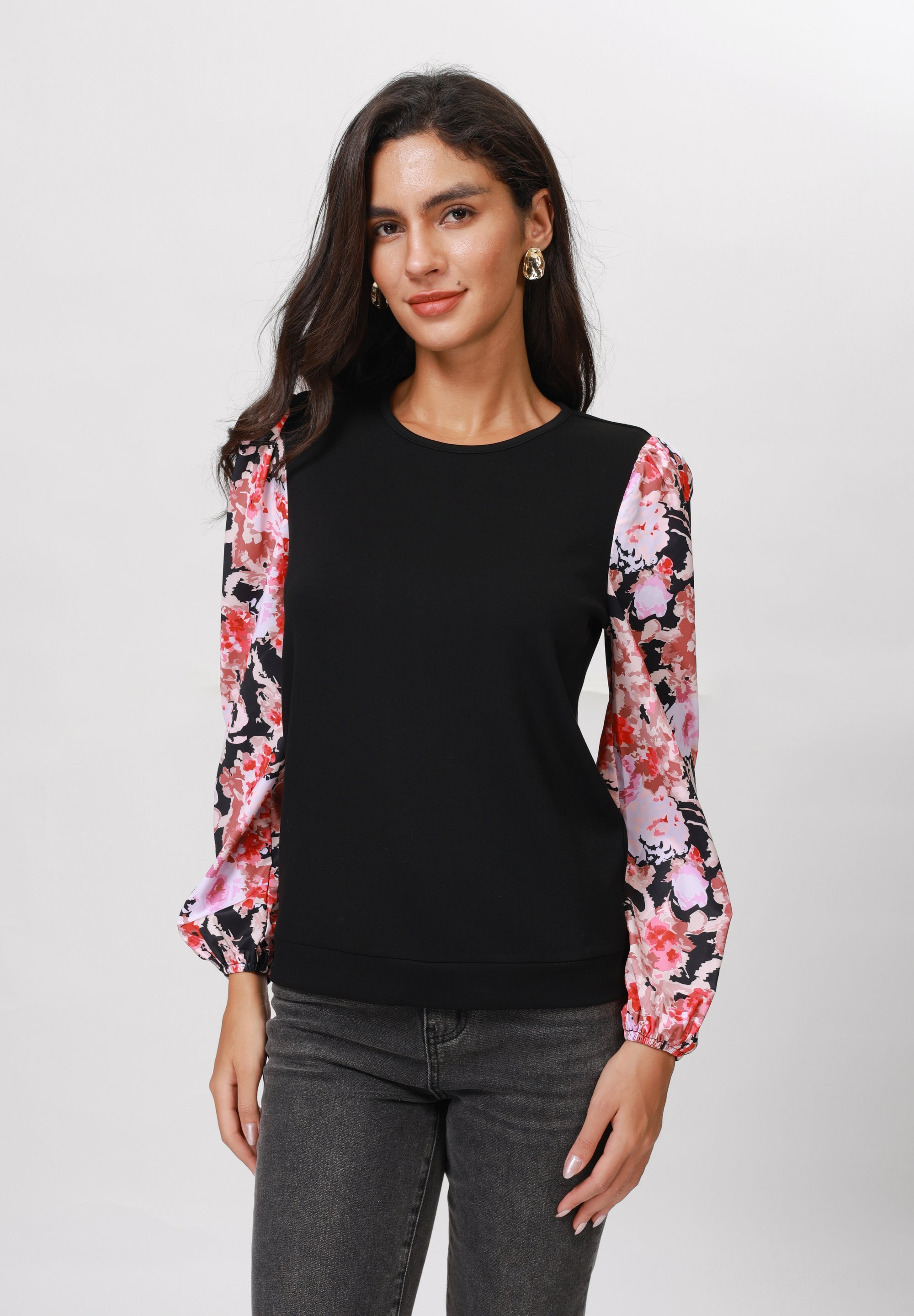 Anna Field-sweatshirt - zwart