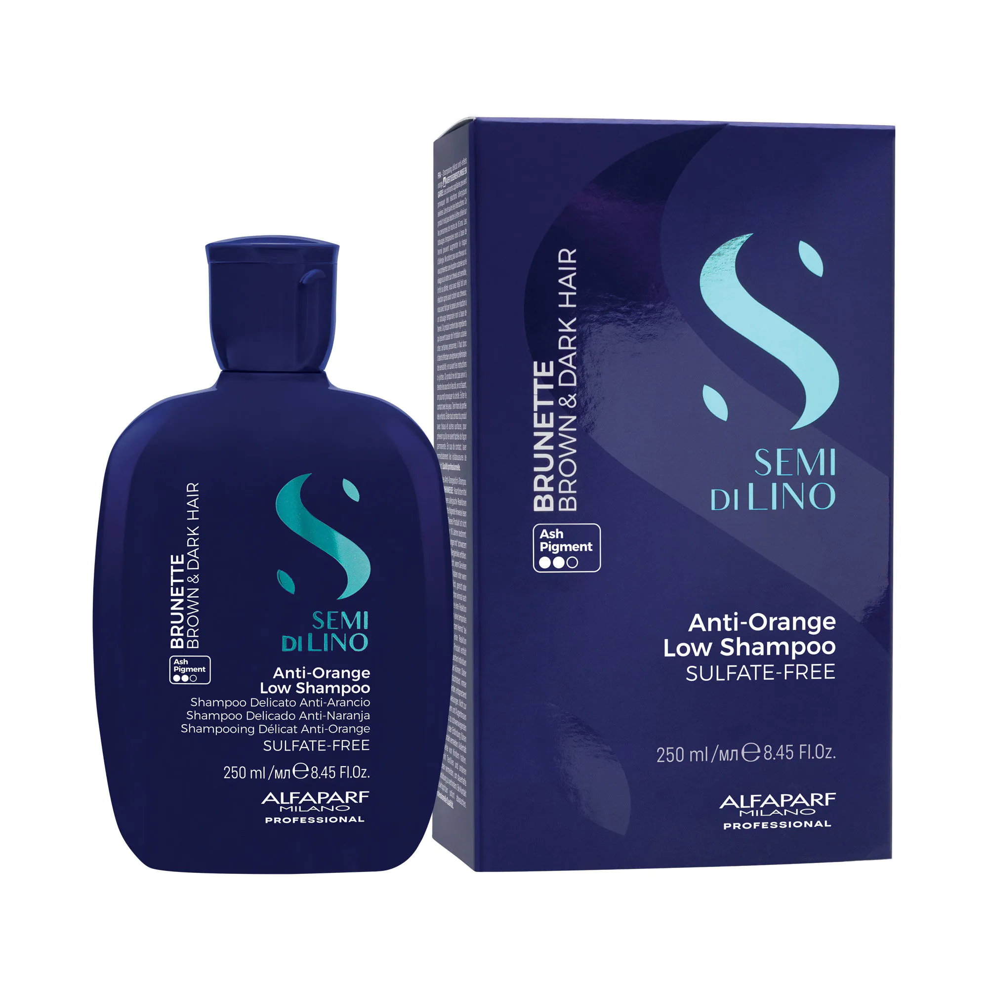 Alfaparf Milano Semi di Lino Brunette Anti-Orange Low Szanpon do włosów