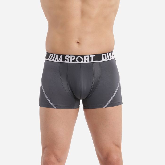 Pacote com 3 cuecas boxer esportivas de microfibra