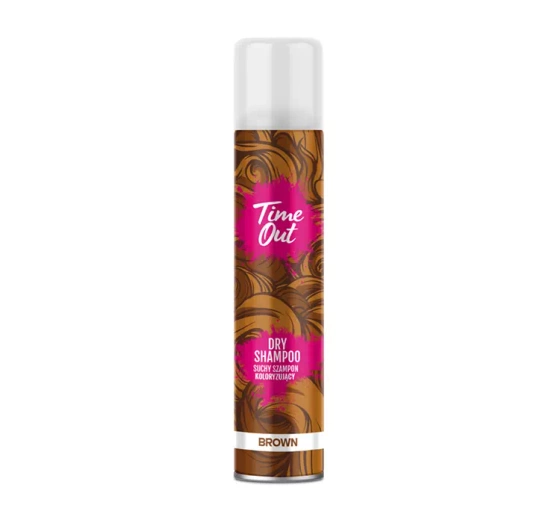 Time Out suchy szampon koloryzujący do włosów Brown 200ml