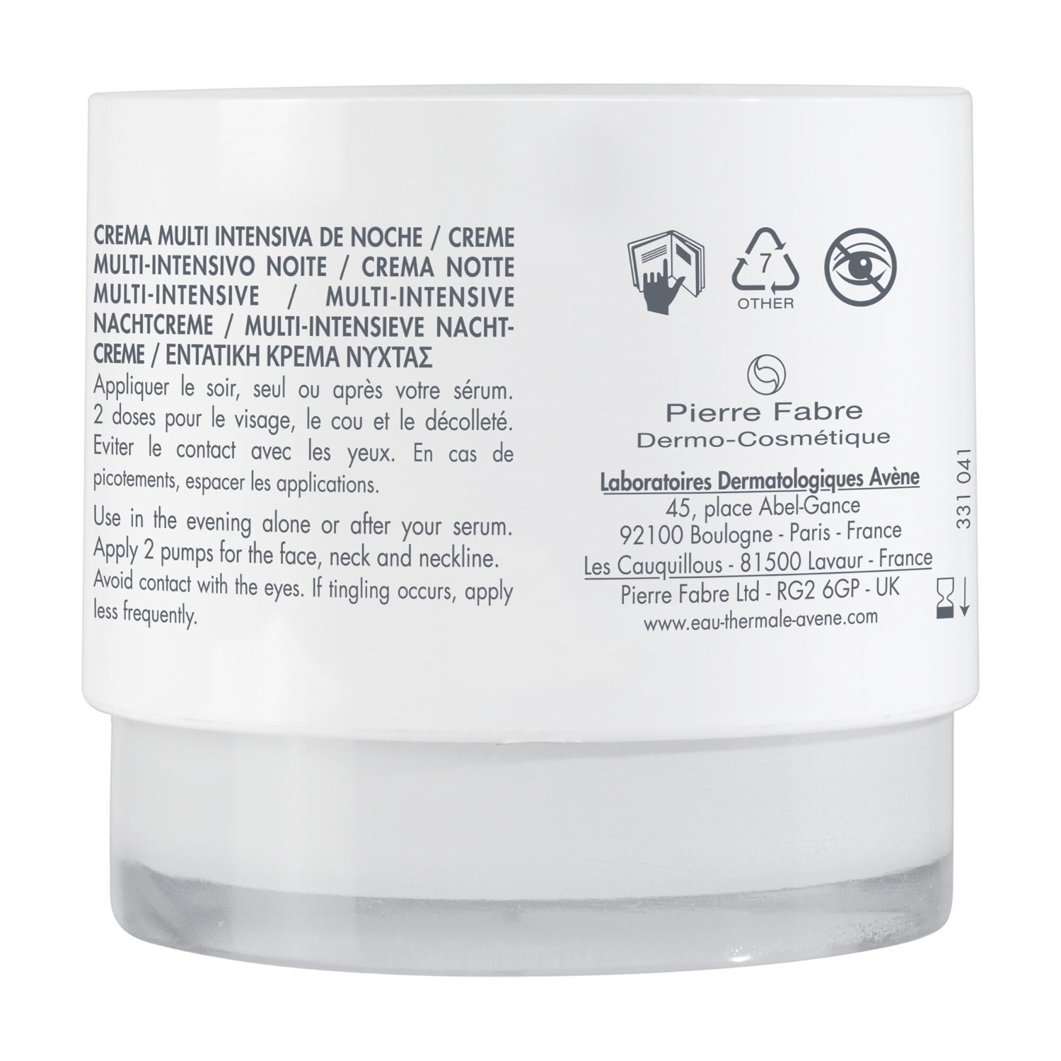 Avène Crème multi-intensive nuit