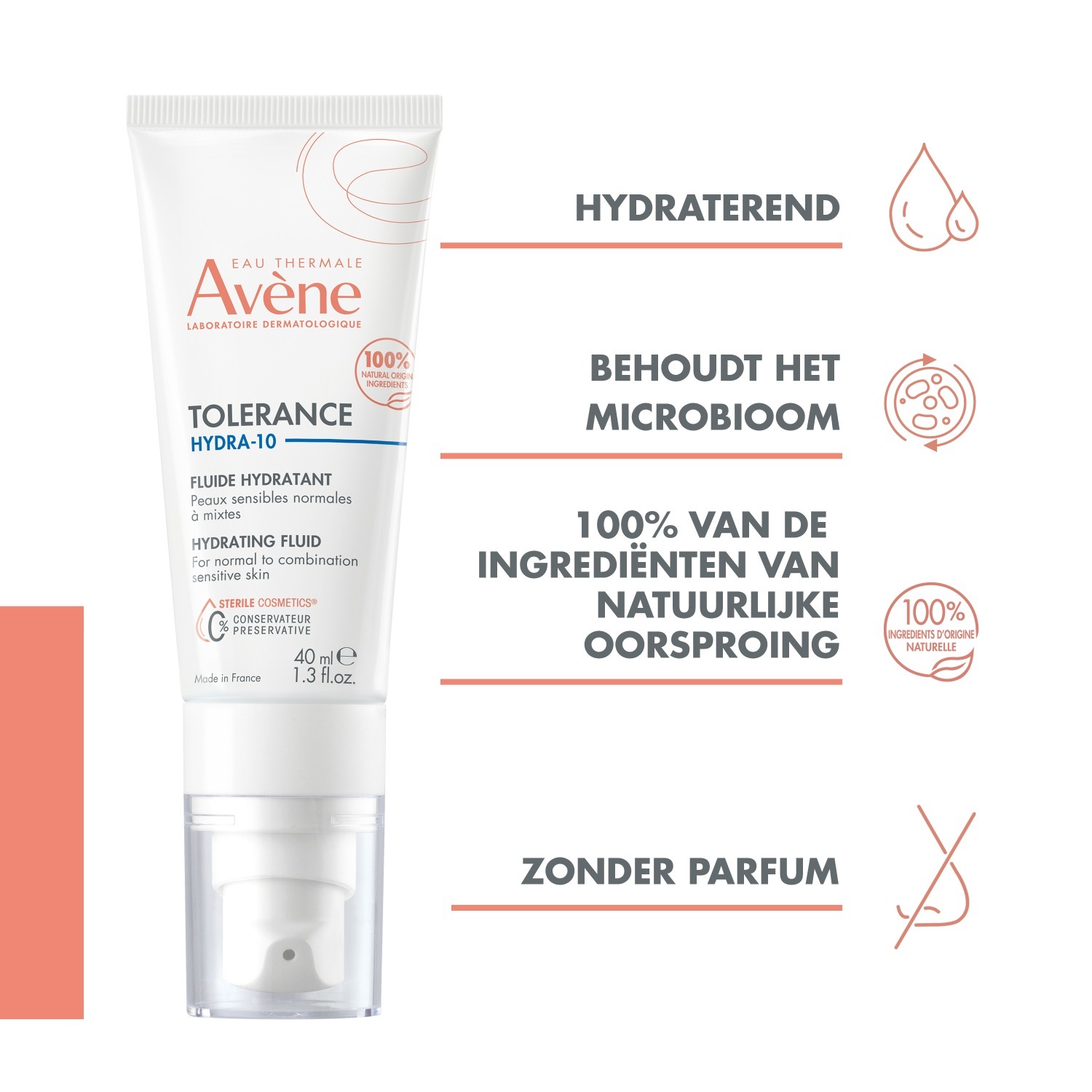 Avène Tolérance Hydra-10 hydratačný krém na tvár – 40 ml