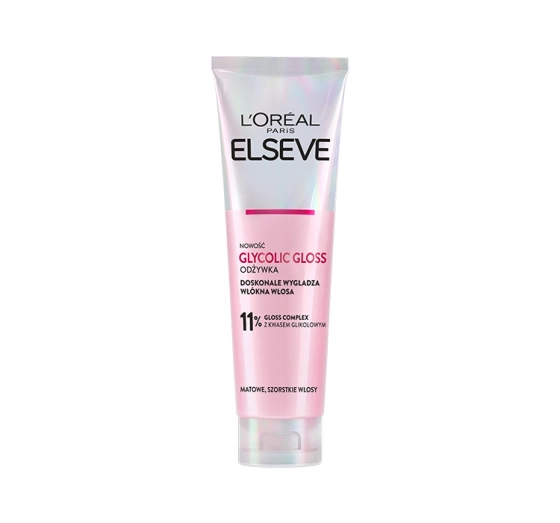 L'Oréal Paris Elseve Glycolic Gloss odżywka do włosów matowych i szorstkich 150 ml