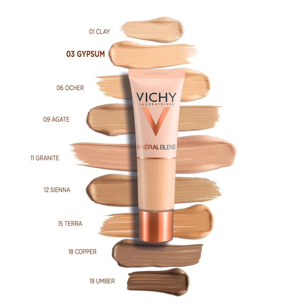 VICHY Mineral Blend Fluid Foundation No. 03 Gips met 16 uur fixatie