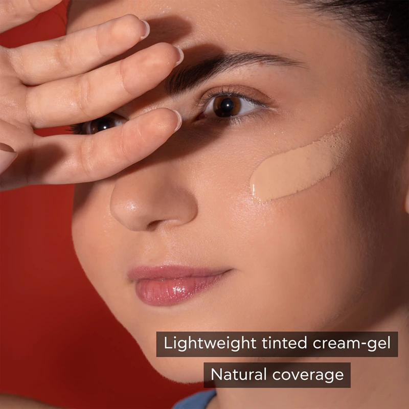 Gel-creme facial hidratante com cor Apivita Bee Sun Safe FPS 50