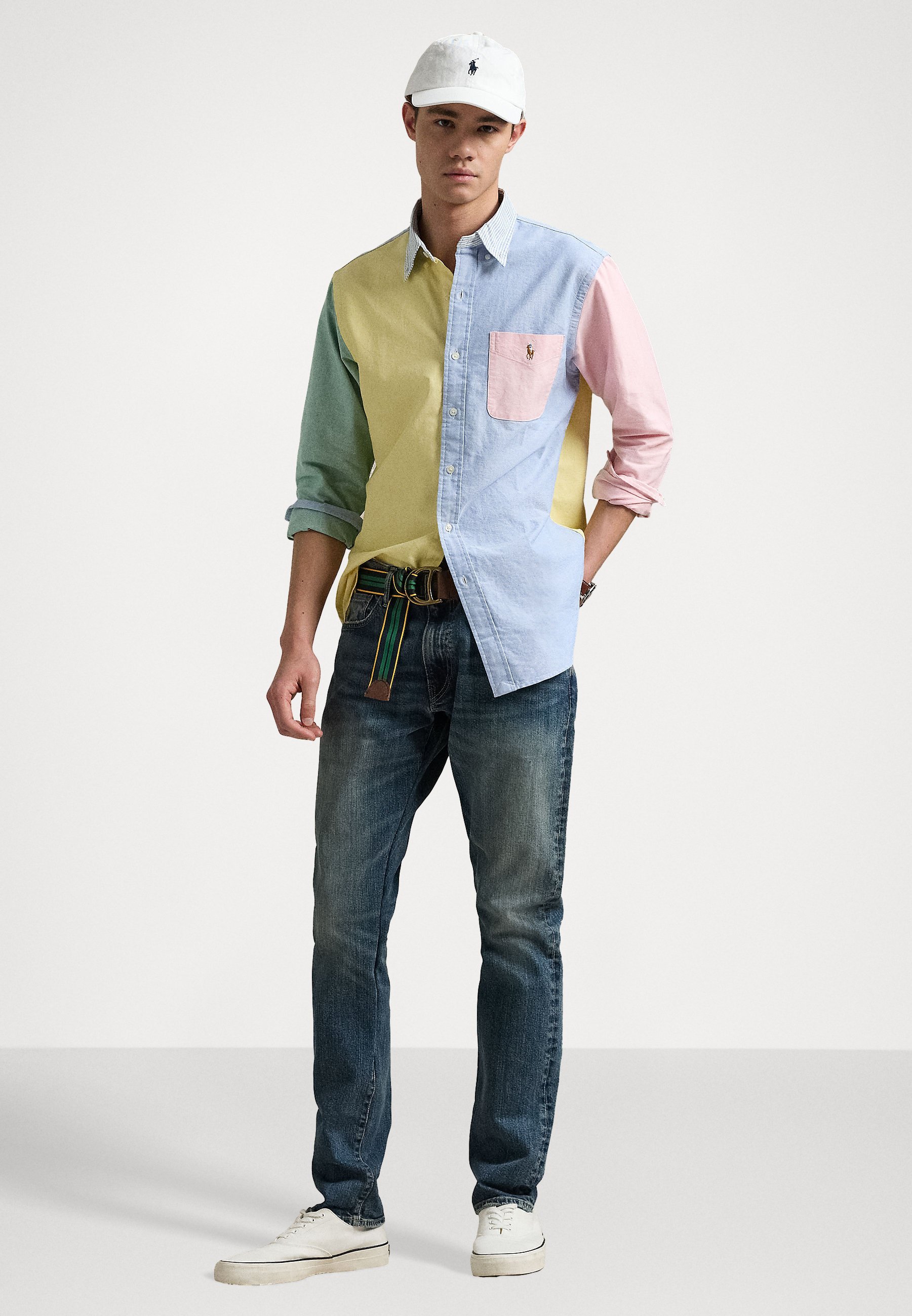 Polo Ralph Lauren CUSTOM FIT OXFORD FUN SHIRT - Camicia - multicolore