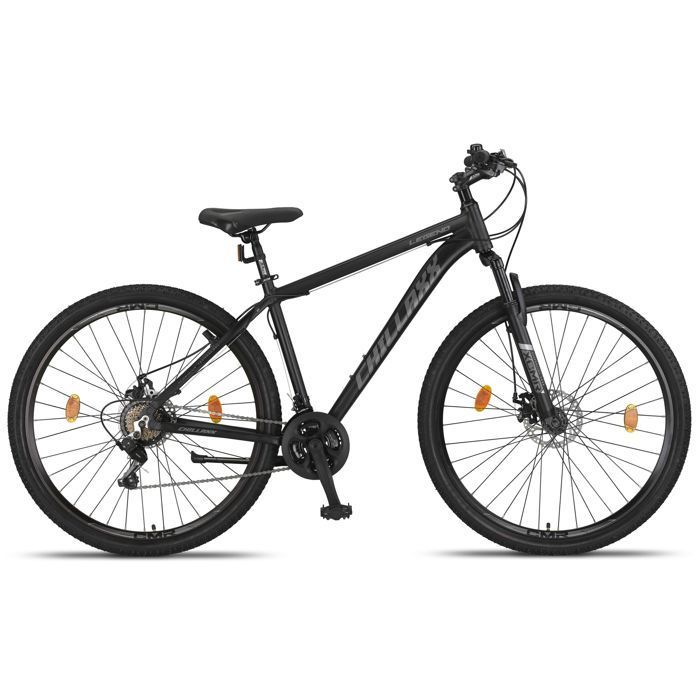 Bicicleta de montanha - CHILLAXX Legend Alumínio - 29 polegadas - 21 velocidades - Preta - Freio a disco