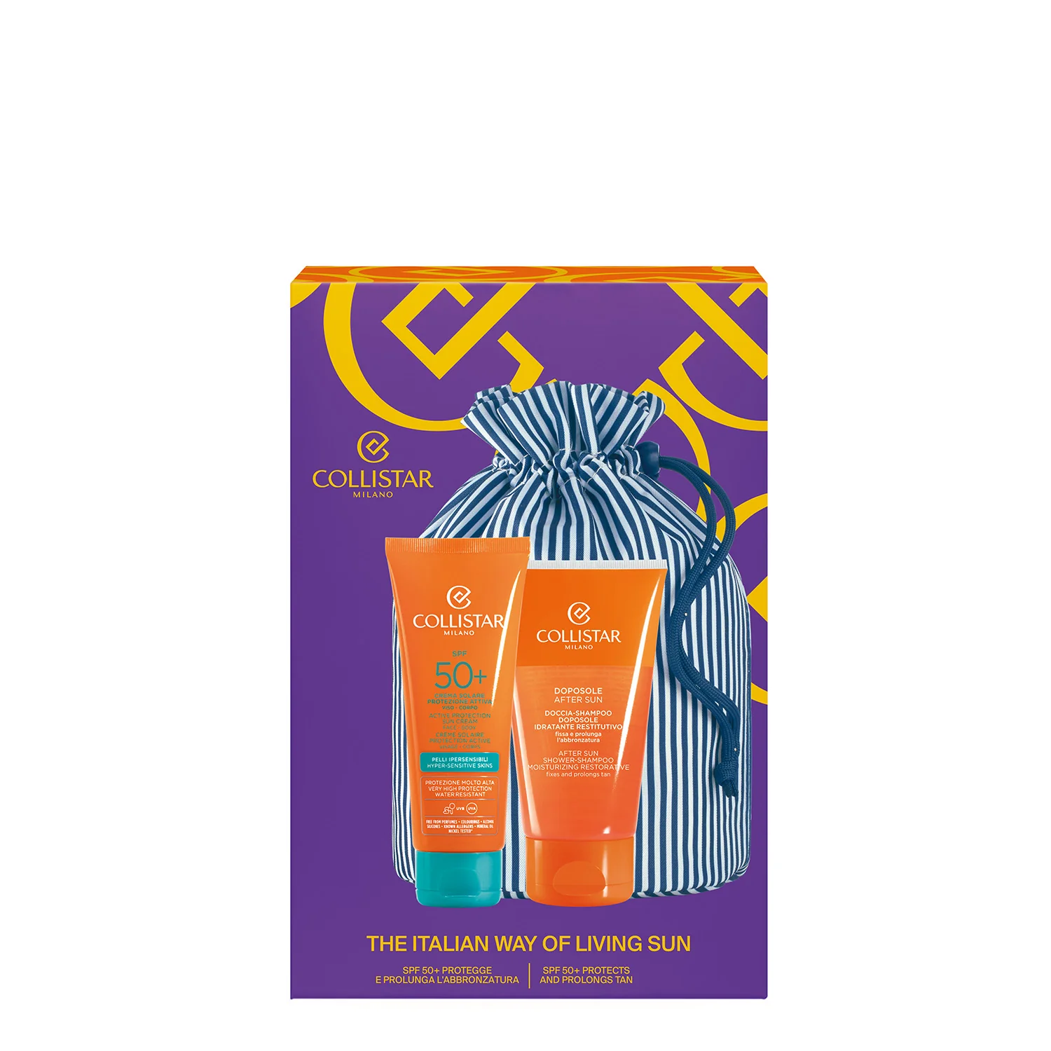 Abbronzatura Cofanetto Crema Solare Protezione Attiva Pelli Ipersensibili SPF50+ - Cofanetto Solare, Coffret Solare, Crema solare corpo alta prot.