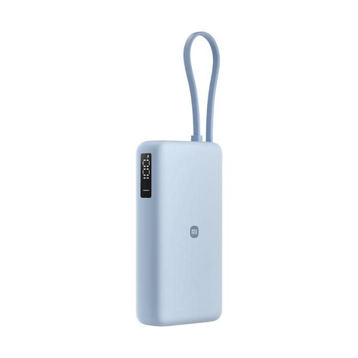 Externe batterij - XIAOMI - 67W 20.000 mAh - Geïntegreerde USB-C-kabel - 67W snelladen - 3 uitgangen (USB-C/USB-A)