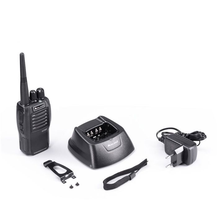 Talkie walkie MIDLAND G11 Pro - Avec batterie, chargeur, et clip ceinture - C966.06
