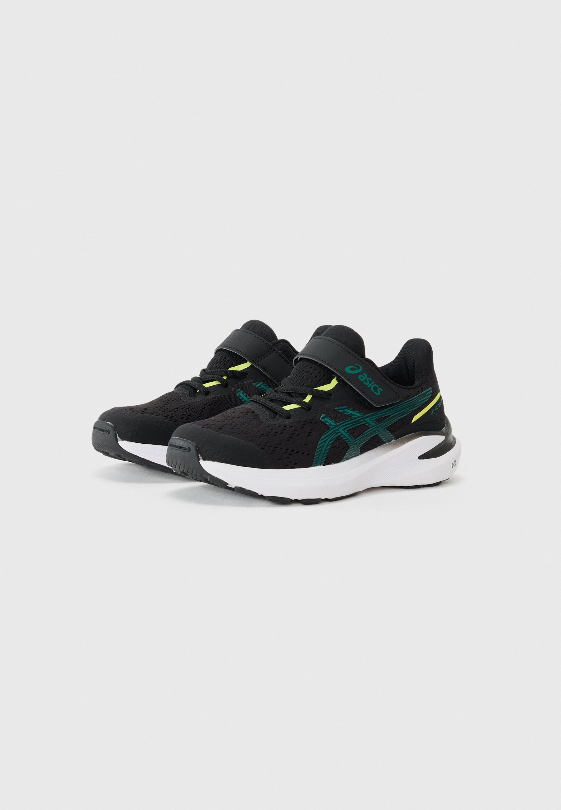 ASICS GT 1000 UNISEX - Hardloopschoenen voor op de weg - zwart/jaspisgroen