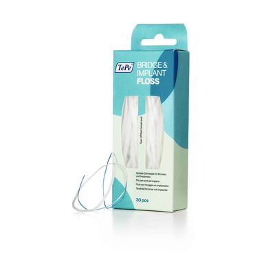 Zubní nit Tepe na můstky a implantáty 1 kus 1 kus
