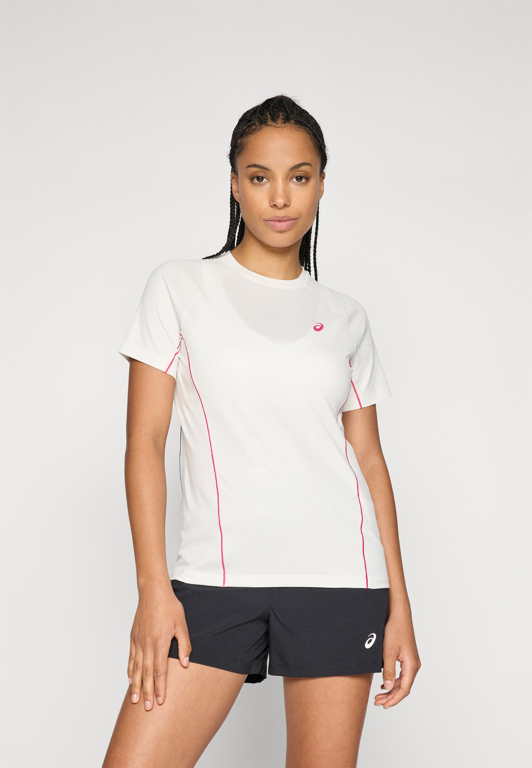 ASICS GAME ALL OVER PRINT TOP - Sport-T-skjorte - cream