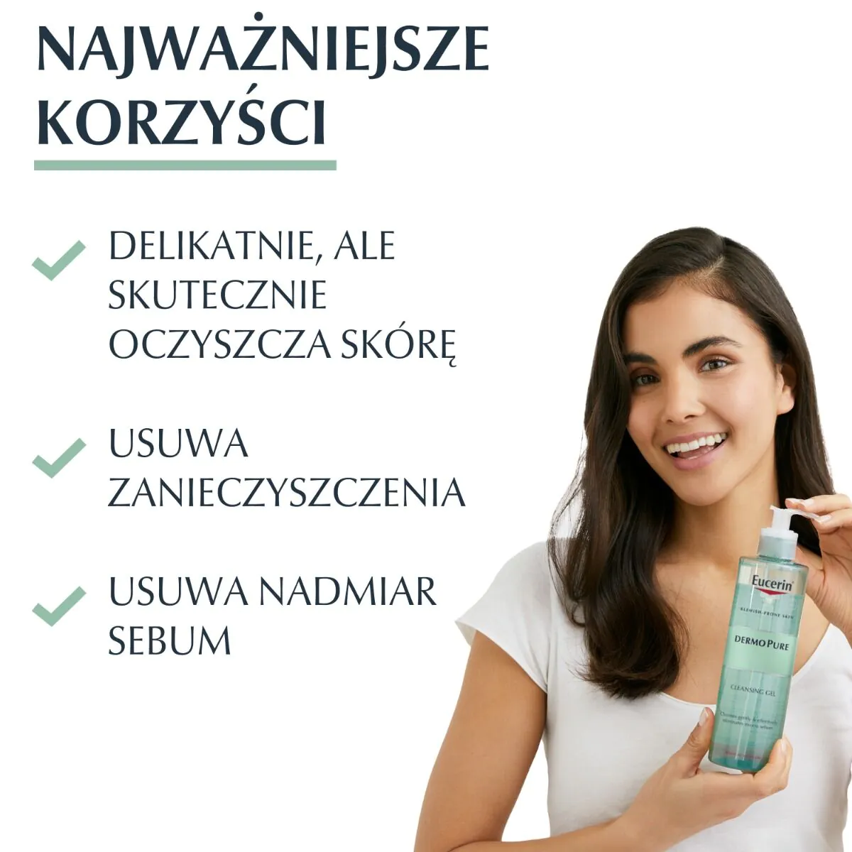 Eucerin Dermopure Żel oczyszczający do twarzy i ciała