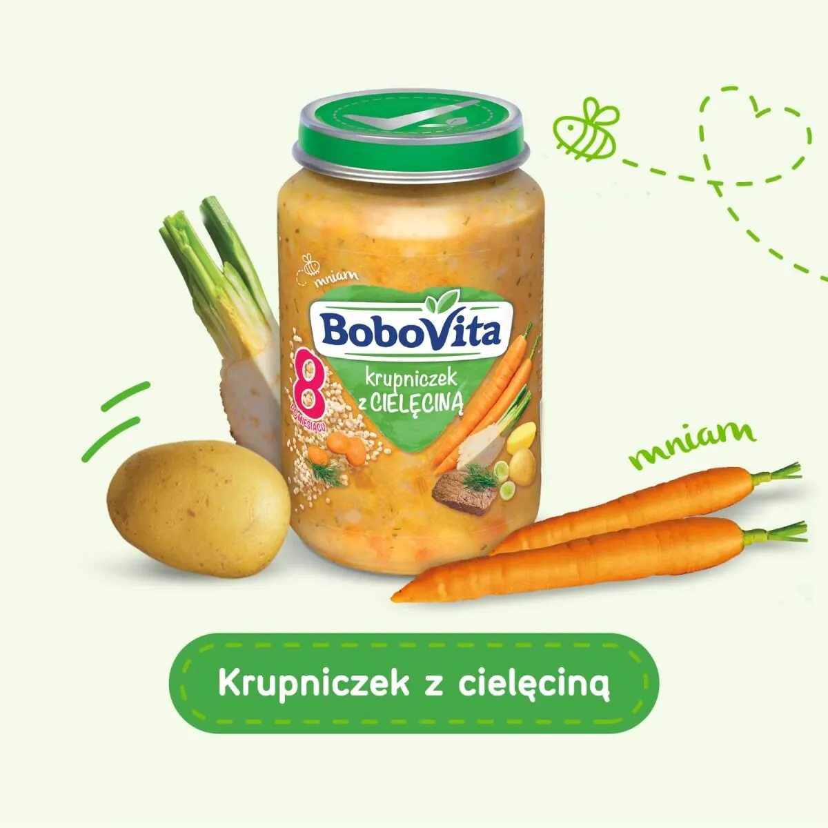 Bobovita Zupa krupniczek z cielęciną
