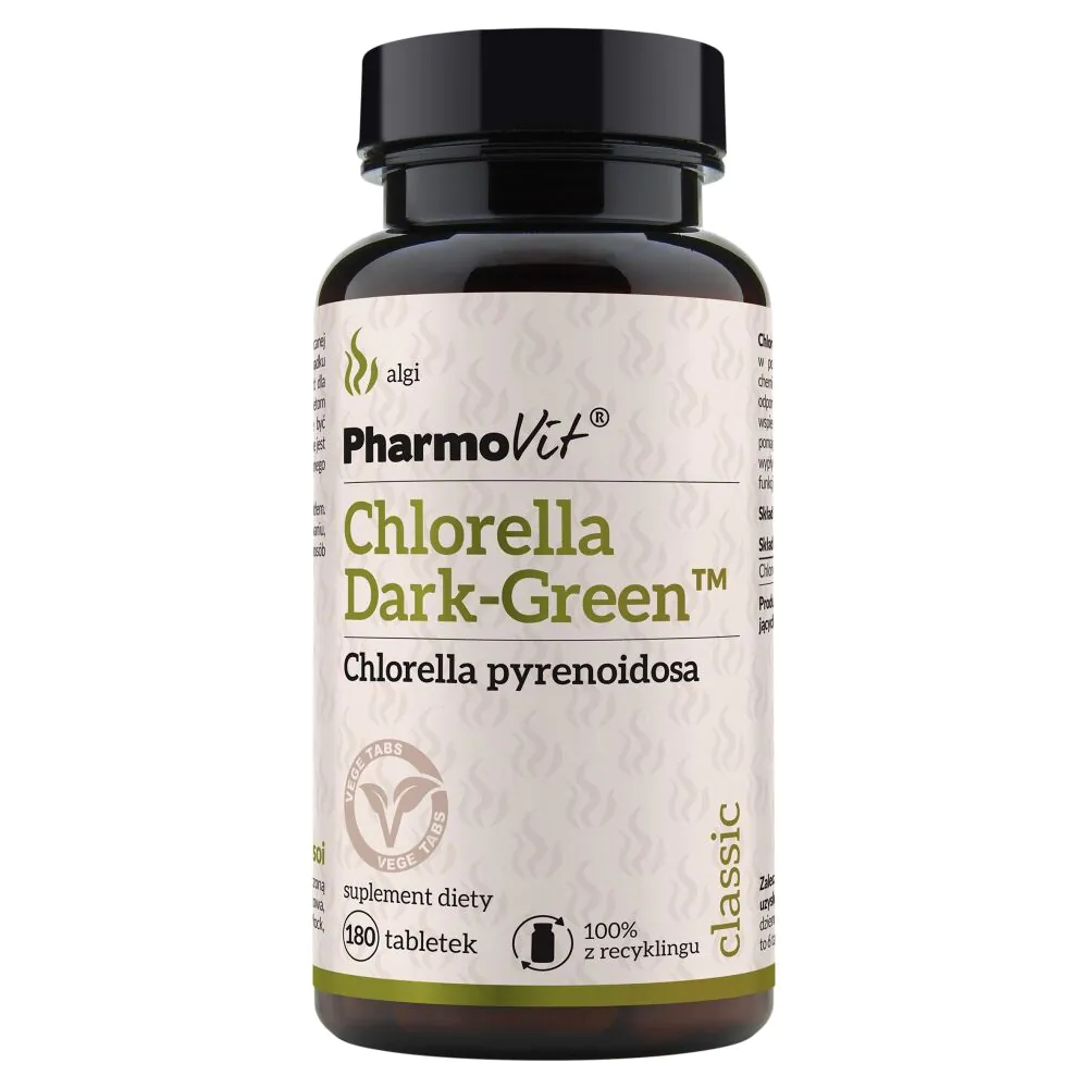 PharmoVit Chlorella Dark-Green, 180 tabl.