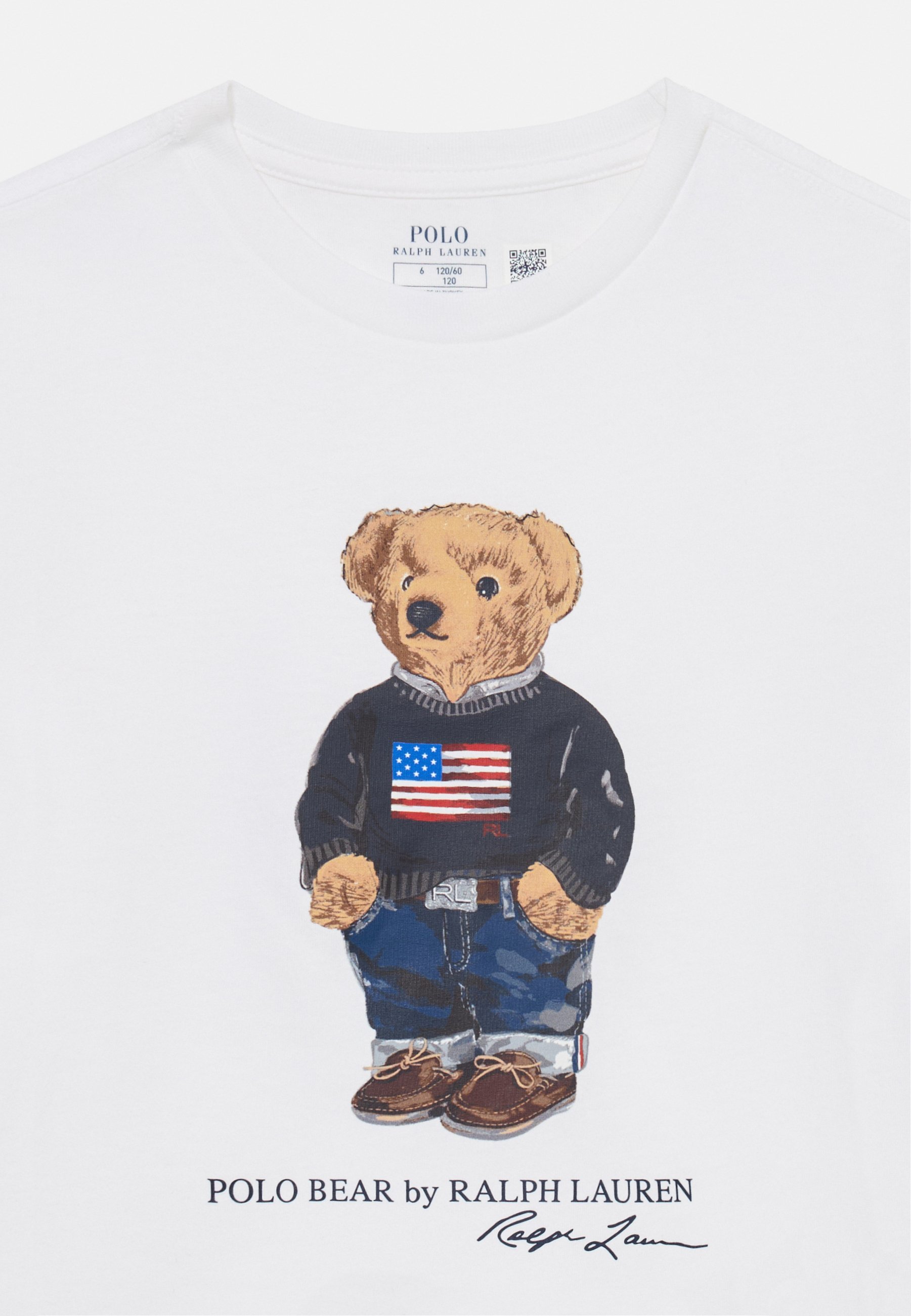 Polo Ralph Lauren T-shirt met print - witte basis