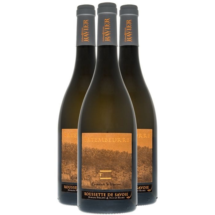 Philippe and Sylvain Ravier Roussette de Savoie Batembeurre 2025 - Vino Blanco de Saboya - Bugey (3x75cl)