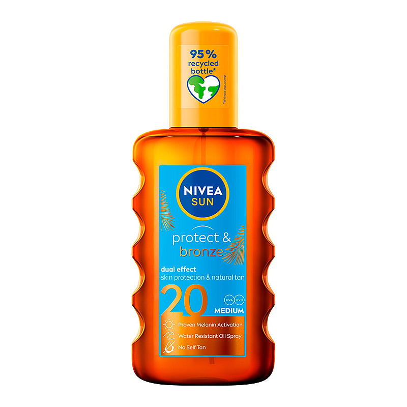 Nivea Nivea Sun SPF20 200 ml spray bronseolje