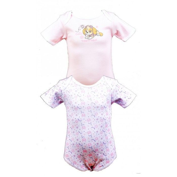 Body Bébé Licence fantaisie: Mickey, Minnie, Pat Patrouille 100% Coton Er0312 Pat Patrouille Fille