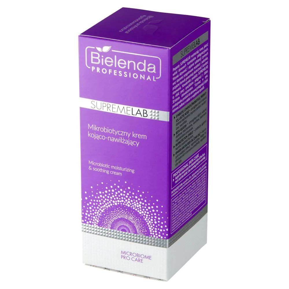Bielenda Professional Supremelab Microbiome Pro Care Mikrobiotyczny krem kojąco-nawilżający