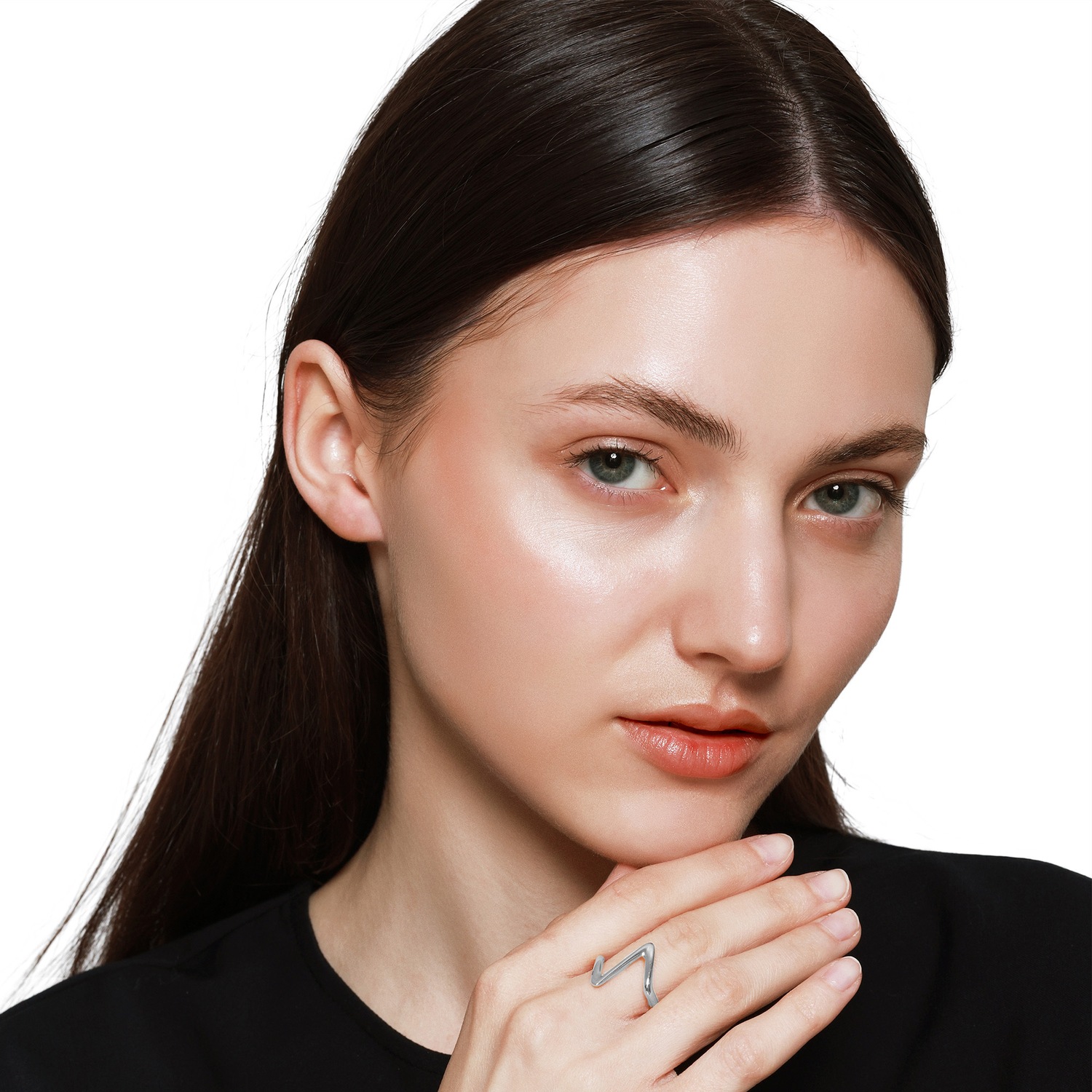 Heideman Bague Persi couleur argentée polie