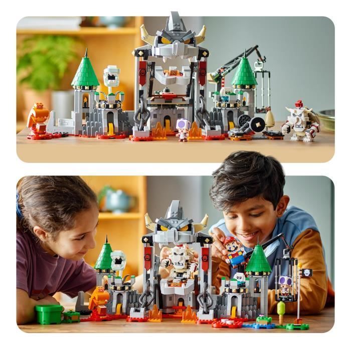 LEGO® Super Mario 71423 Ensemble d’Extension Bataille au Château de Bowser Skelet, à Combiner avec Pack de Démarrage
