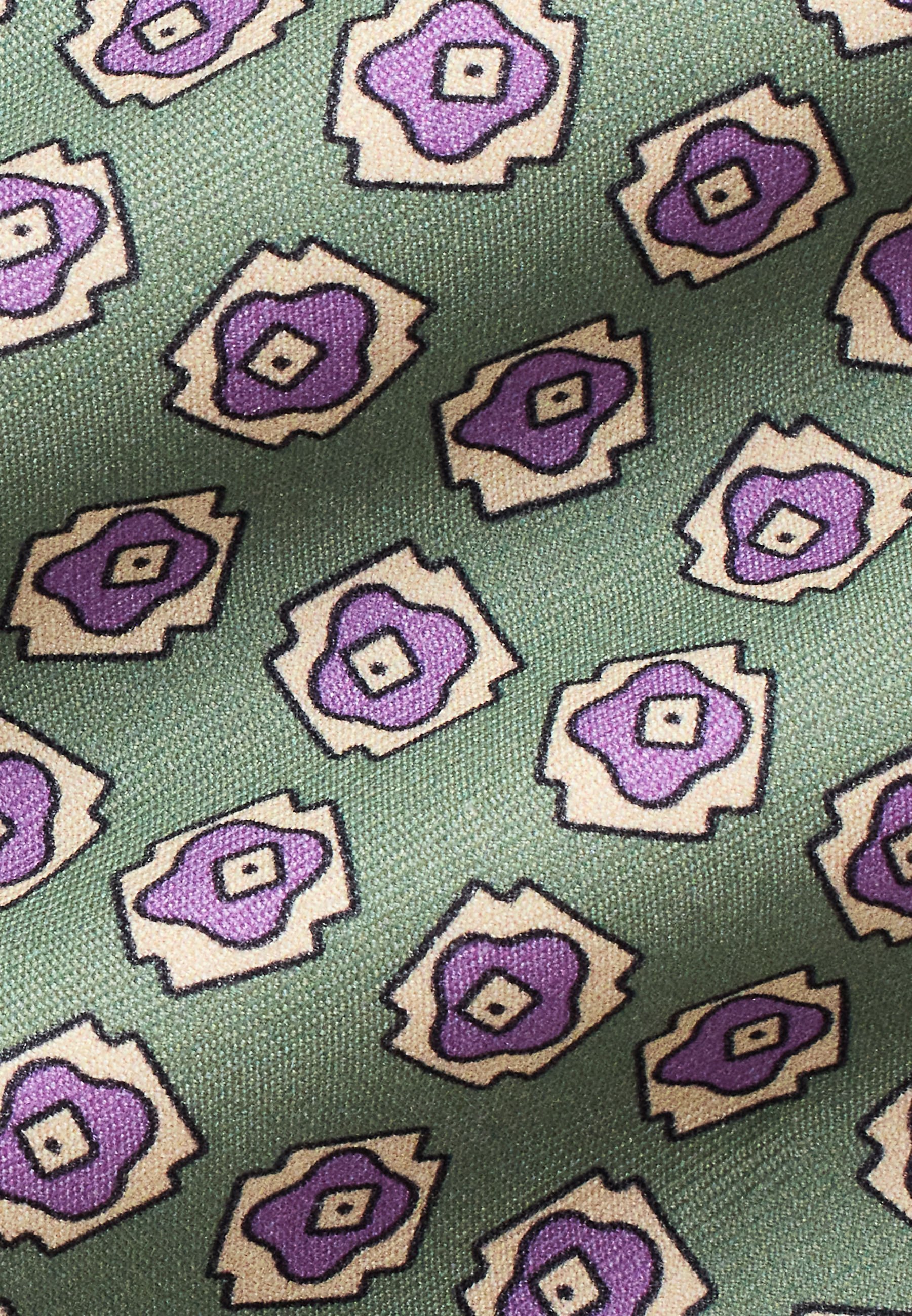Polo Ralph Lauren NEAT SILK TWILL TIE - Lips - roheline