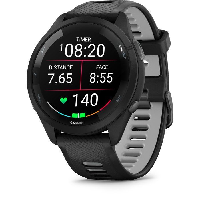 Garmin Forerunner 265 Schwarze Smartwatch