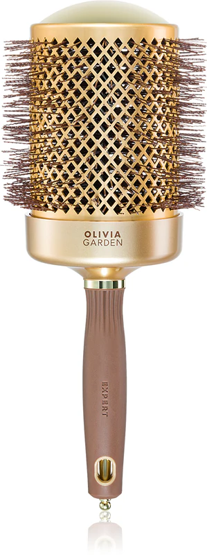 Escova de cabelo redonda e ondulada Expert Shine da Olivia Garden