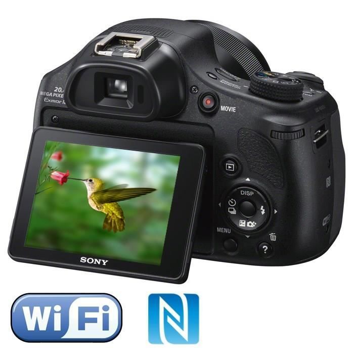 SONY DSC-HX400V Bridge - Sensore CMOS da 20 MP con zoom 50x