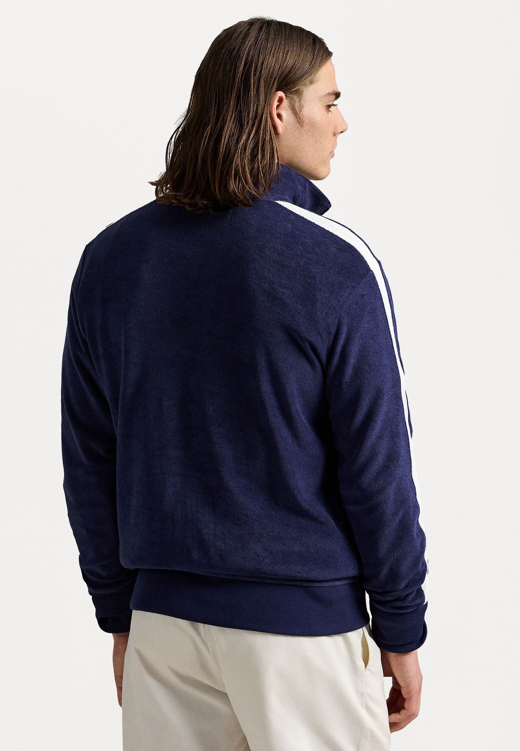 Giacca sportiva in spugna ricamata Polo Ralph Lauren - Felpa con zip - Newport Navy