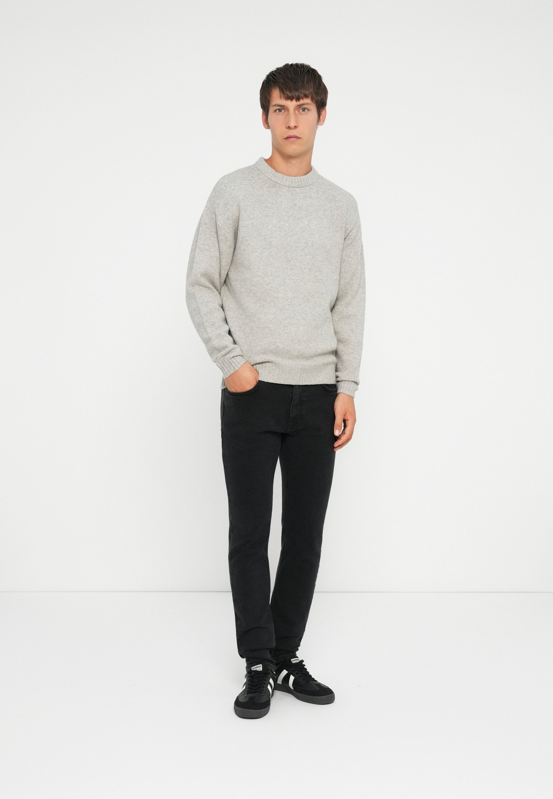 Jack & Jones JJESOHO OLLIE - Pullover - hellgrau