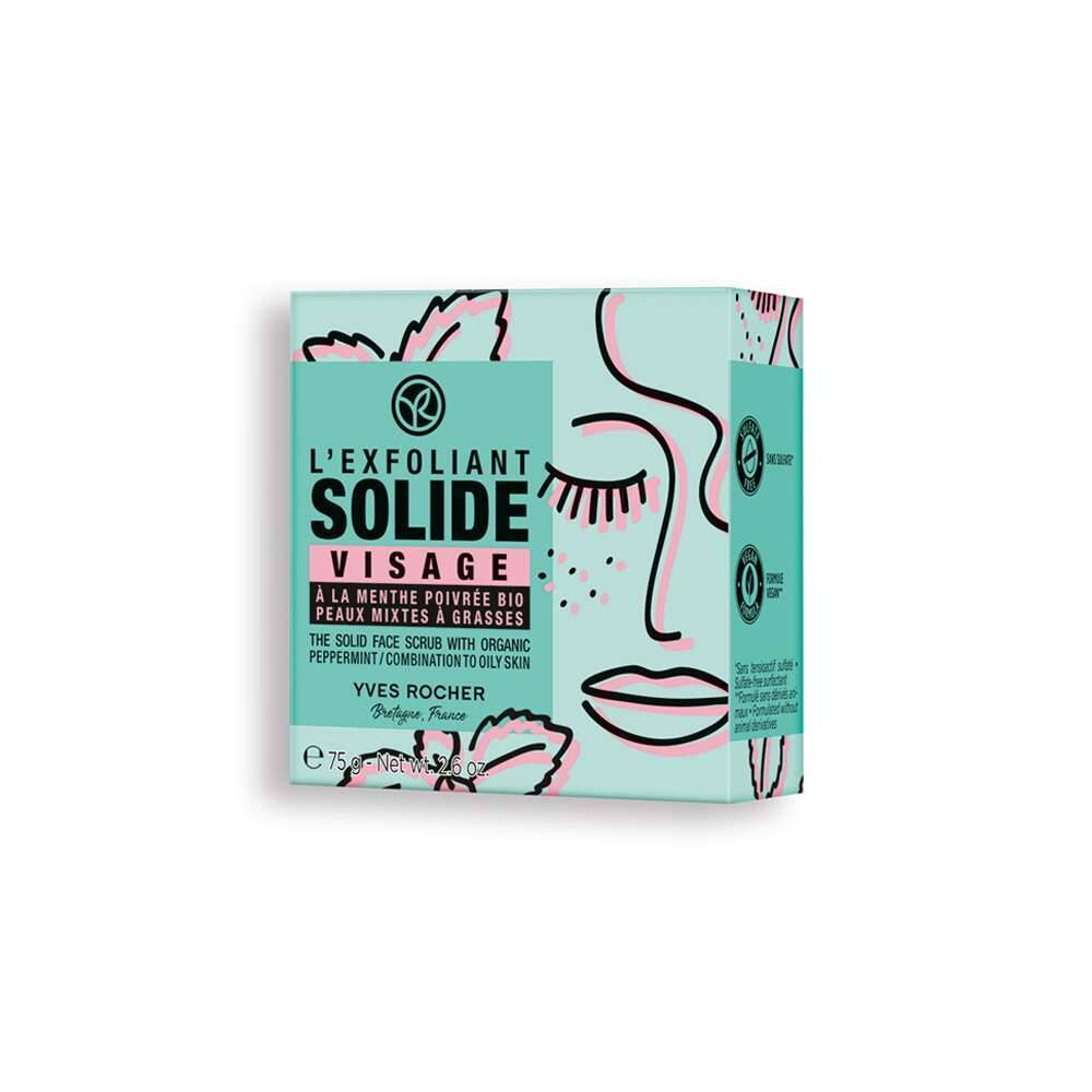 Esfoliante facial sólido