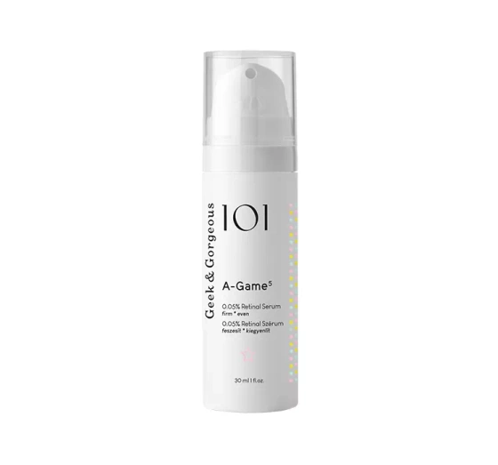 Geek&Gorgeous A-Game5 przeciwstarzeniowe serum z Retinalem 30ml