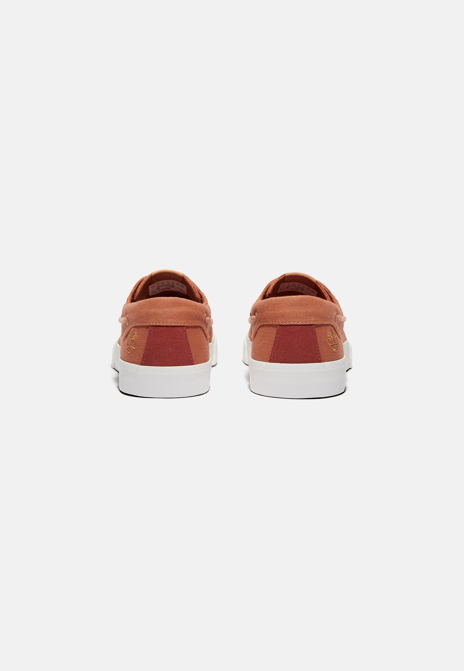 Timberland Båtsko - rustrød lerret