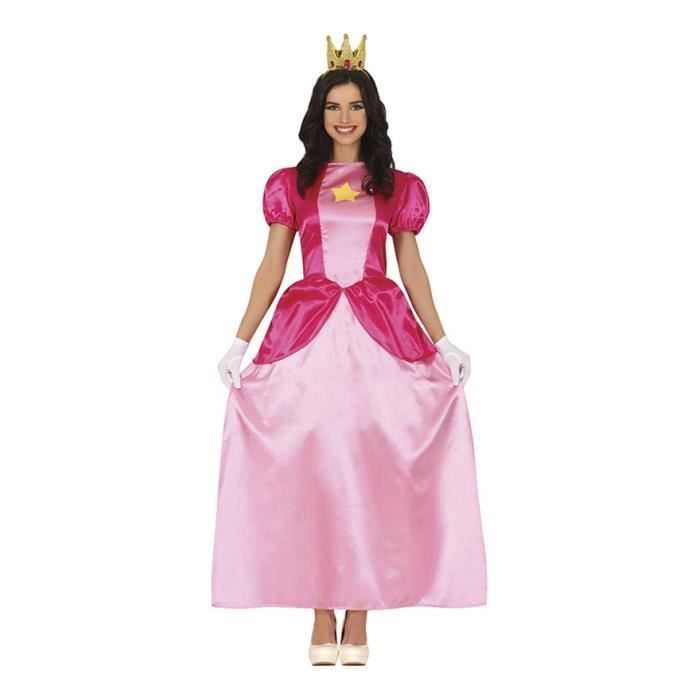 Déguisement - Princesse Star du jeu vidéo - Femme - Rose - Inclus une robe