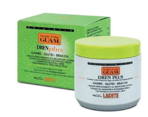Crème drainante à base d'algues de Guam contre la cellulite 500 g