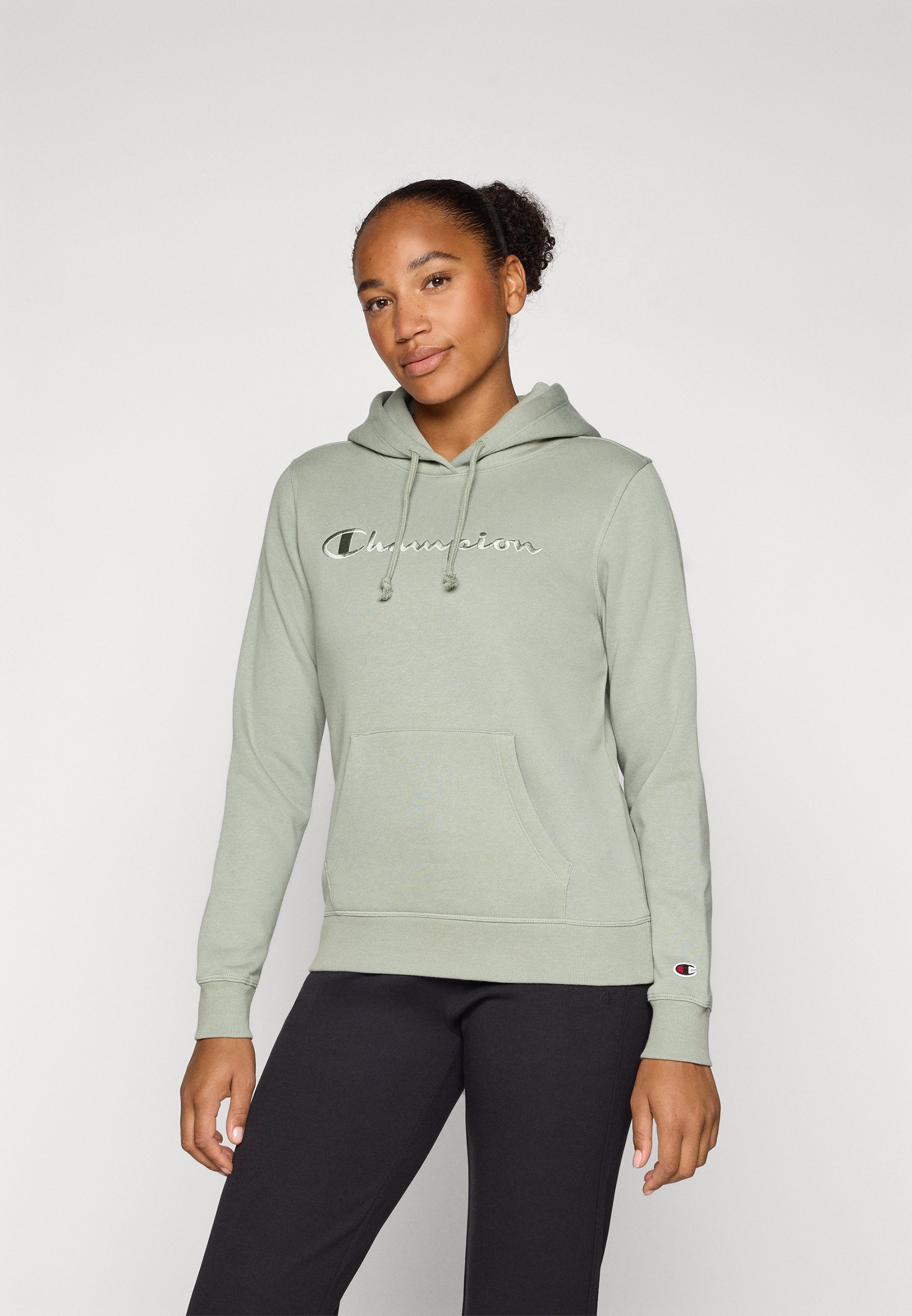 Champion ICONS TONAL HOODIE - Hoodie - groen