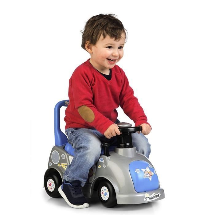 CHICOS Starkids Blauw Loopauto - Voor baby's van 10 maanden tot 3 jaar - Duurzaam en stevig plastic