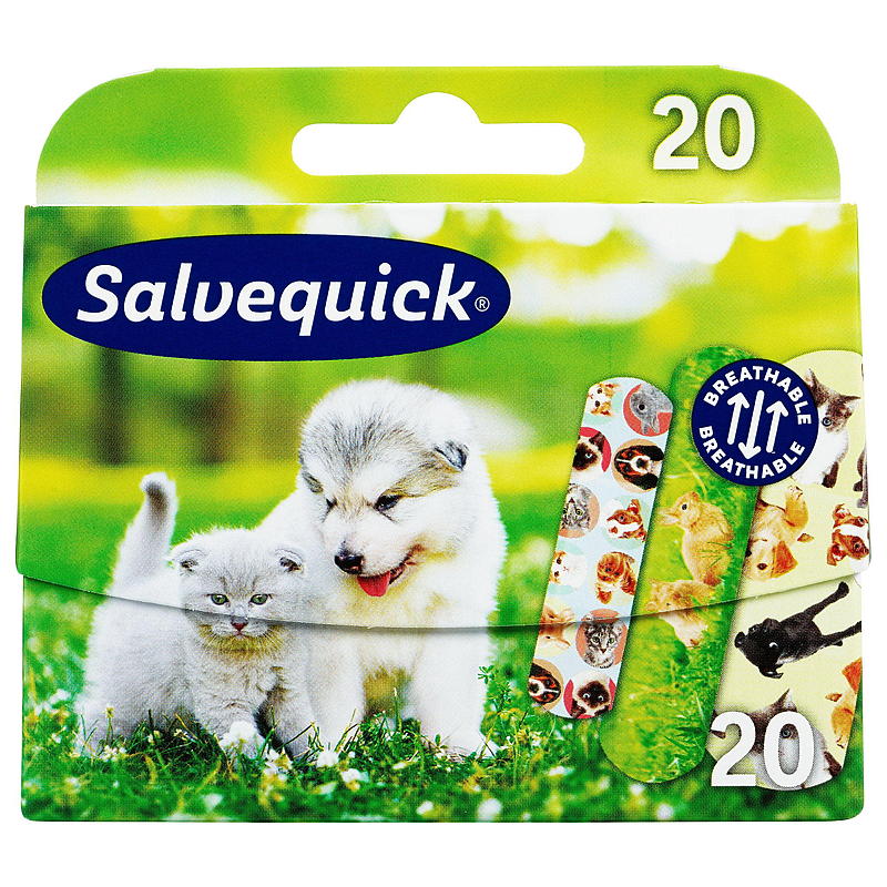 Salvequick Animal Planet 20 st., Salvequick