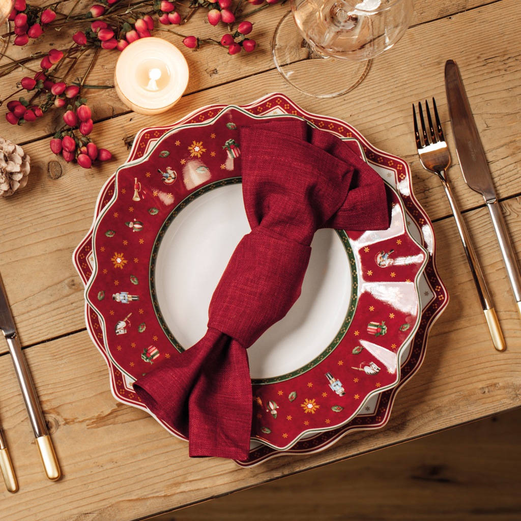 Talíř Villeroy & Boch „Toy's Delight“ (červený) – 1 kus