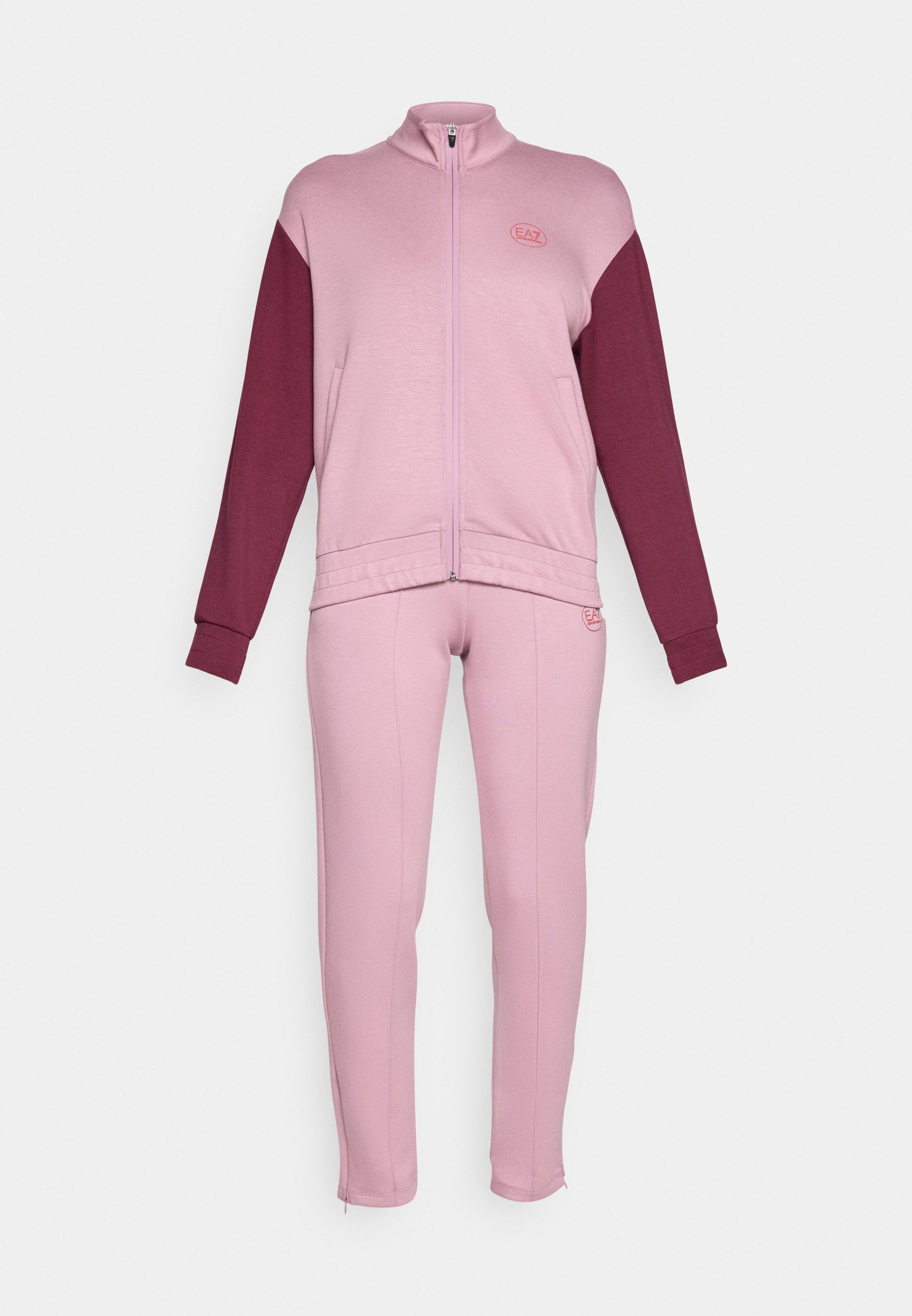 EA7 Emporio Armani TENNIS PRO FREESTYLE TRAININGSANZUG-SET - Trainingsanzug - Dunkelorchidee/Bordeaux