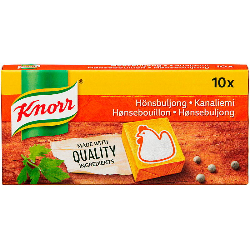 Knorr Brodo di pollo 10 pezzi. Knorr