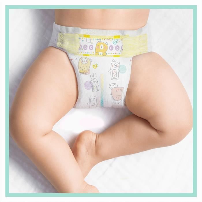 Pañales Pampers Premium Protection para recién nacidos, talla 1 (2-5 kg), 96 pañales - Paquete Jumbo