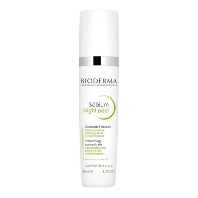Bioderma Sébium Night Peel Smoothing Concentrate Anti-Imperfection Face Treatment 40 ml