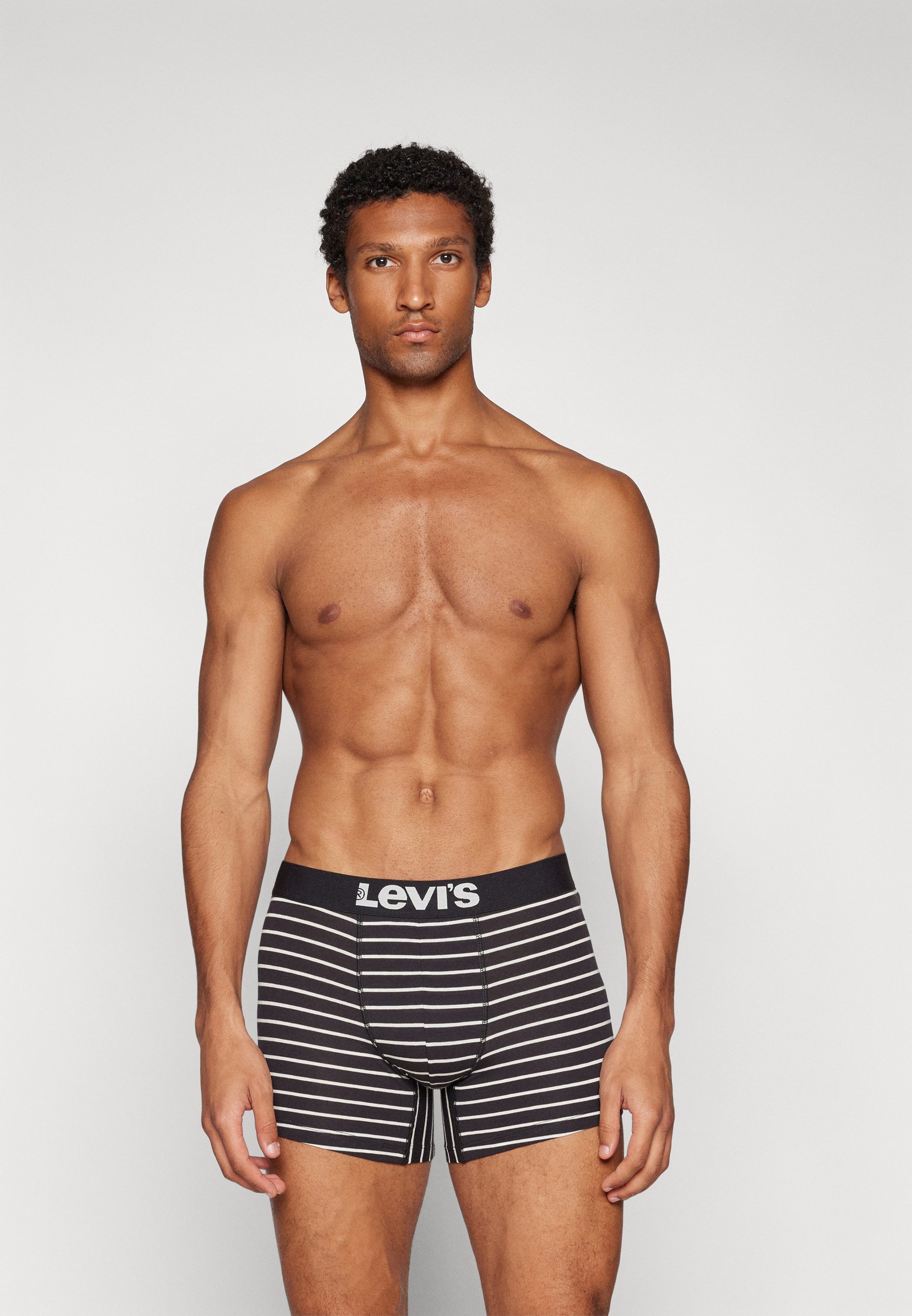 Levi's® MEN SOLID BASIC VINTAGE PACK 4 - Boxer - nero/bianco