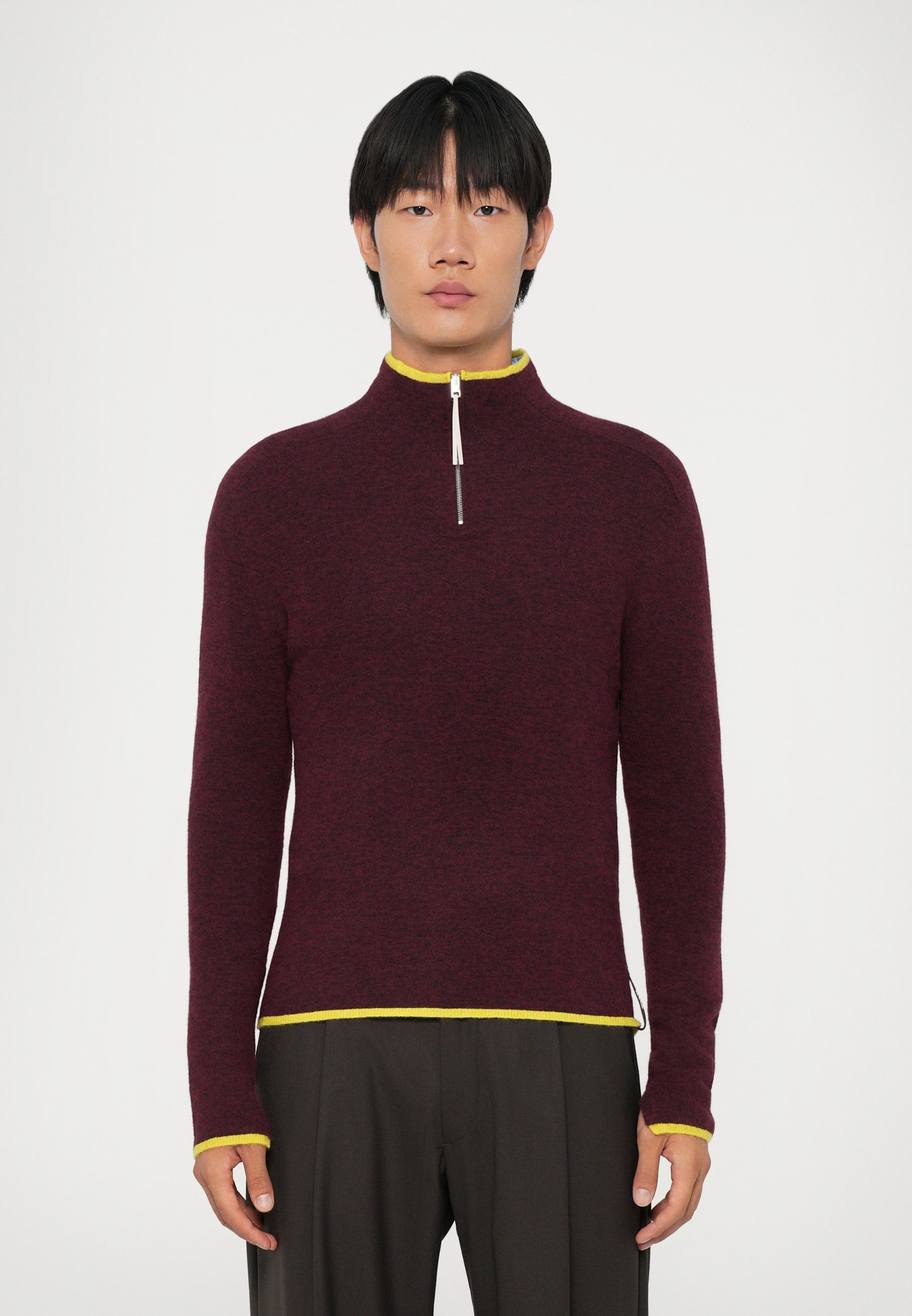 Sunnei Maglione unisex a maniche lunghe - color melanzana bruciata
