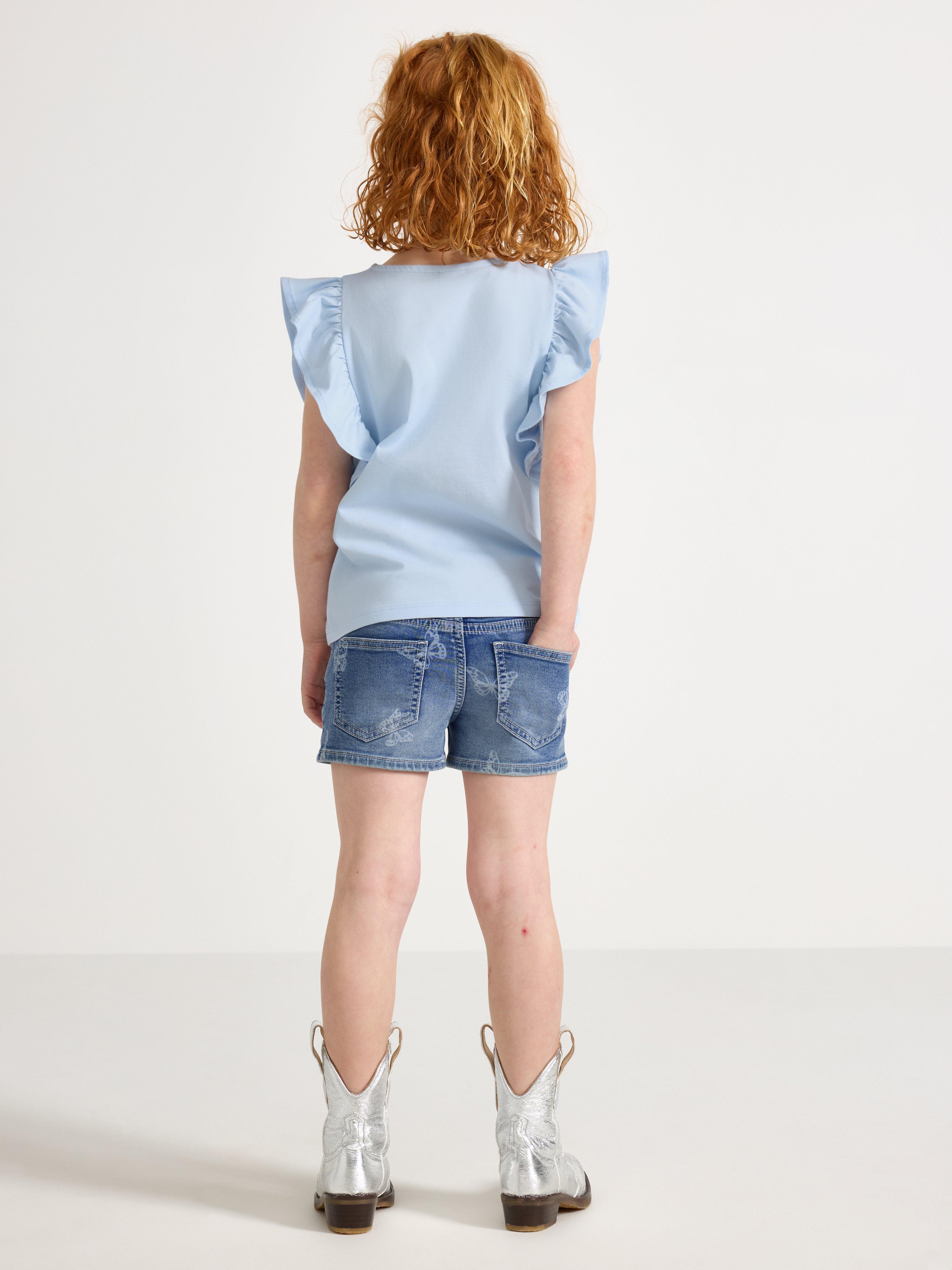 Superstretch-farkkushortsit Denim blue